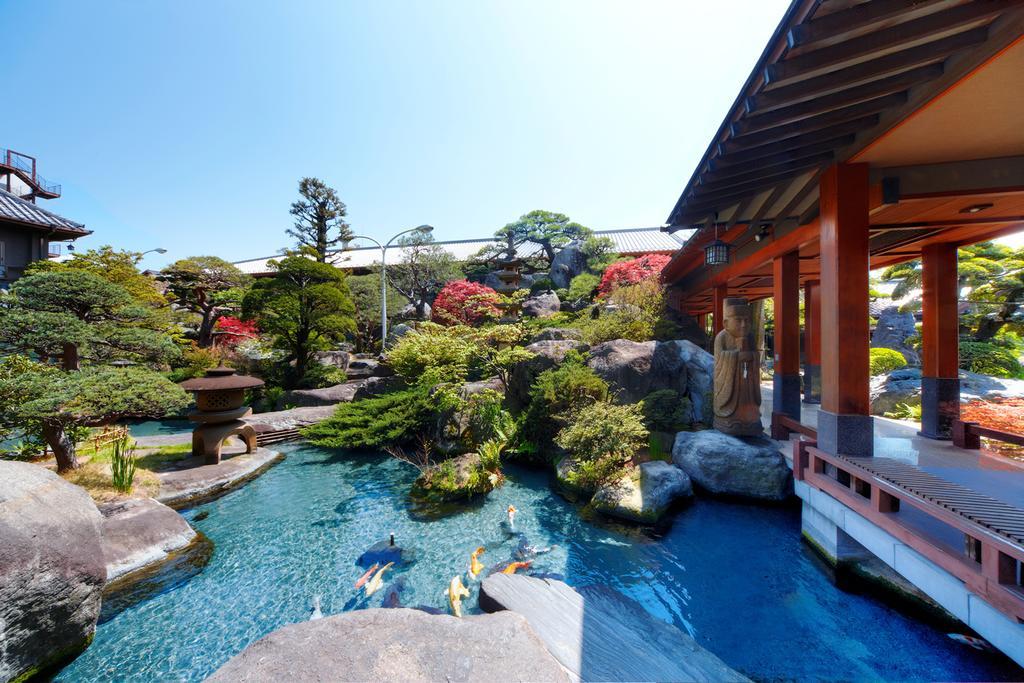 Hotel Beautiful Japanese Garden Kagetsu Fuefuki Exterior foto